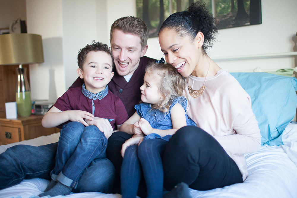 family enjoying time together