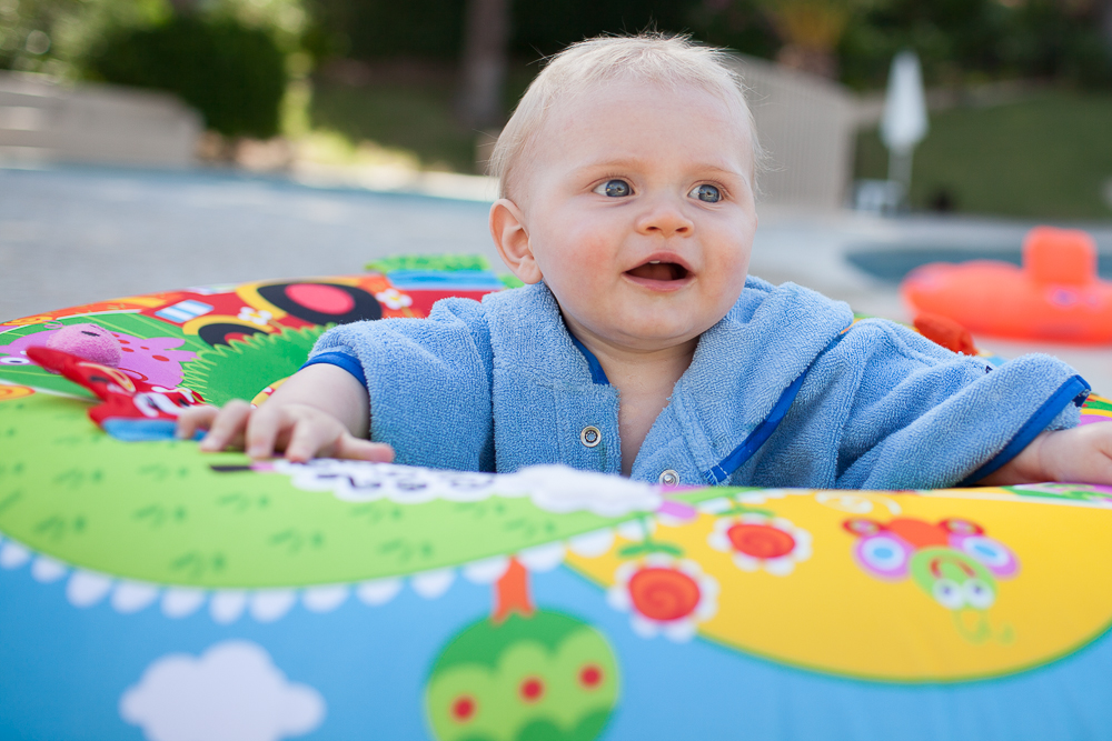 baby on holiday for first time